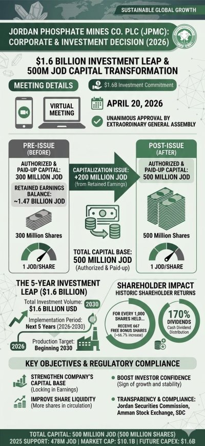 الأردن.. فوسفاتنا نحو العالمية.. قفزة استثمارية تاريخية بمليارات الدولارات!